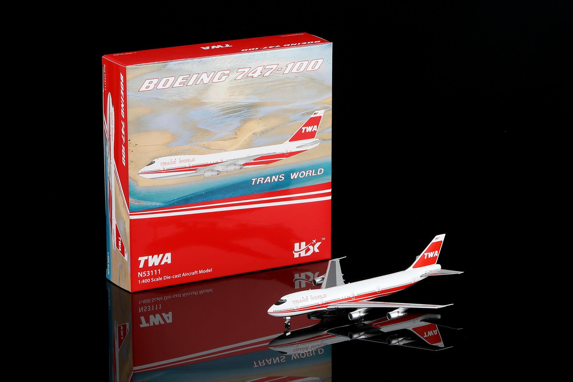 1/400 Trans World Airlines B747-100 N53111 B551702P - cover